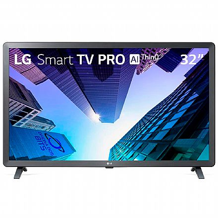 TV 32" LG 32LM621 Pro - Smart TV - HD - HDR Ativo - Inteligência Artificial ThinQ AI - WebOS 4.5 - Wi-Fi e Bluetooth Integrado - HDMI/USB