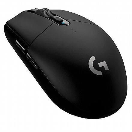 Mouse Gamer Sem Fio Logitech G305 - G HUB - 12000dpi - 6 Botões - Lightspeed - Preto - 910-005281