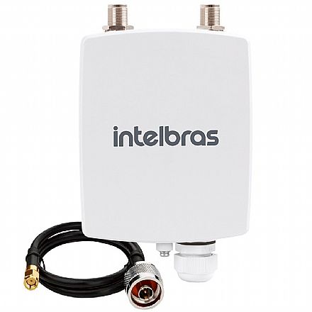 BaseStation Intelbras APC 5A - 5 GHz - 1 porta PoE 100Mbps - Throughput TCP efetivo de até 180Mbps - compatível com a maioria das antenas