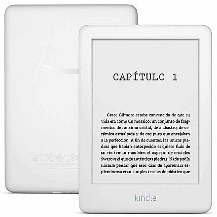 Kindle 10ª Geração - 4GB - Wi-Fi - Luz de Leitura Integrada - Tela Antirreflexo - Branco - AO0741