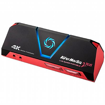 Captura de Video Live Gamer Portable 2 AverMedia GC513 - Full HD 1080p - Entrada HDMI - Grava direto no cartão SD - Ideal para Gravar Jogos - Compatível com Xbox 360 / Xbox One / PS3 / PS4