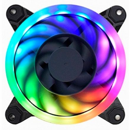 Cooler 120mm Gaming Master AF-X1225 - com LED RGB Rainbow - AFX1225ID437K0