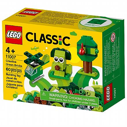LEGO Classic - Peças Verdes Criativas - 11007