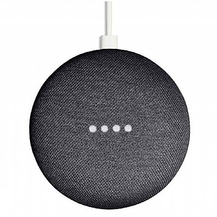 Assistente Google Home Mini - Ativado por Voz - Bluetooth 4.1 - Carvão - GA00216-US