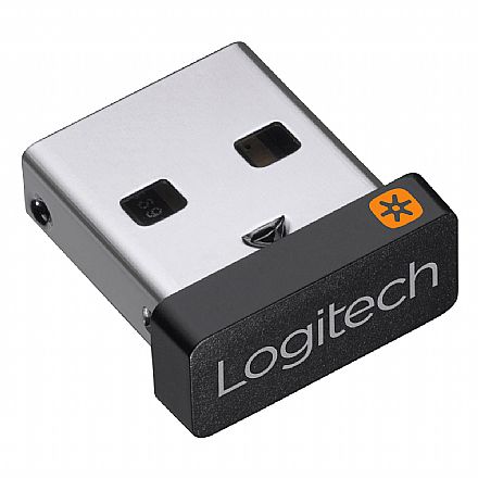 Receptor Logitech Unifying USB - 910-005235 Nano - 2.4GHz - até 6 teclados e mouses compatíveis