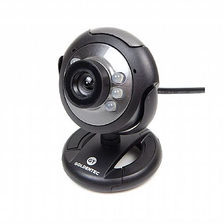 Web Câmera Goldentec GT824 - com Microfone e LED
