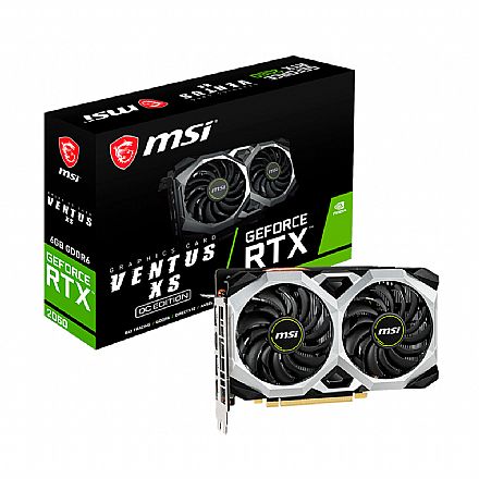 GeForce RTX 2060 6GB GDDR6 192bits - MSI VENTUS XS OC - 912-V375-478
