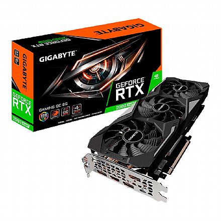 GeForce RTX 2080 Super 8GB GDDR6 256bits - Gaming OC - Gigabyte GV-N208SGAMING OC-8GC