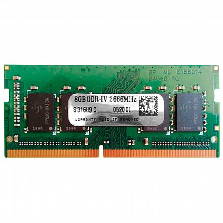 Memória SODIMM 8GB DDR4 2666MHz Micron - para Notebook - S31689 C [i]