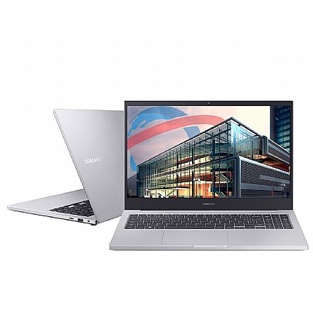 Notebook Samsung Book X40 - Tela 15.6", Intel i5 10210U, 16GB, HD 1TB + SSD 256GB, GeForce MX110, Windows 10 - NP550XCJ-XF1BR