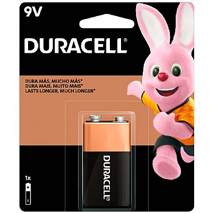 Bateria 9V Alcalina Duracell - MN1604B1