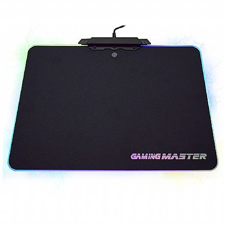 Mousepad Gamer K-Mex Gaming Master FX-X3525 - 264 x 350mm - efeitos visuais RGB