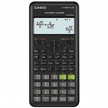 Calculadora Científica Casio - 252 funções - 12 dígitos - FX-82ES PLUS