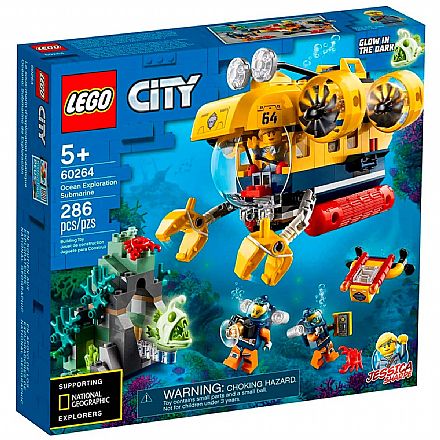 LEGO City - Submarino de Exploração do Oceano - 60264