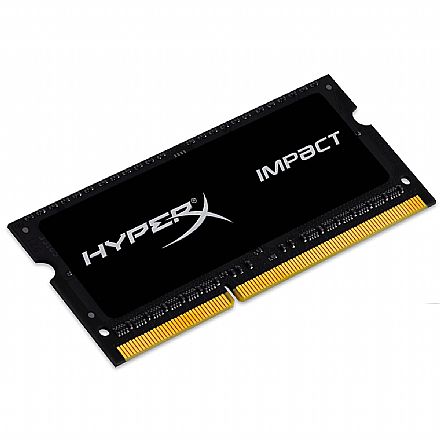 Memória SODIMM 8GB DDR4 2400MHz Kingston HyperX Impact - para Notebook - CL14 - HX424S14IB2/8