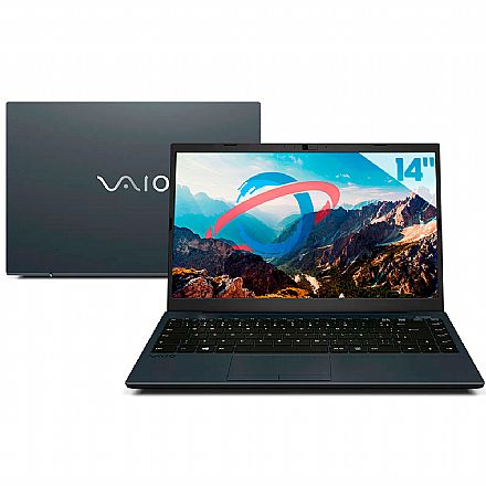 Notebook Vaio FE14 B1521H - Tela 14" Full HD, Intel i3 1005G1, 4GB, SSD 128GB, Linux - VJFE42F11X