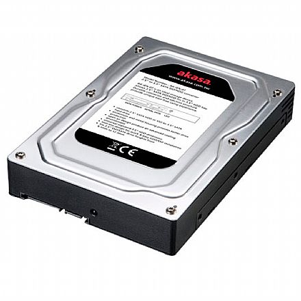 Adaptador de SSD ou HD 2.5" para HD 3.5" - Converte SSD ou HD 2.5" para HD 3.5" - Akasa AK-IEN-07