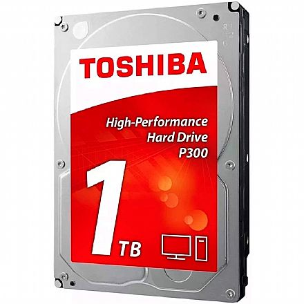 HD 1TB SATA - 7200RPM - 32MB Cache - Toshiba P300 - HDWD110UZSVA