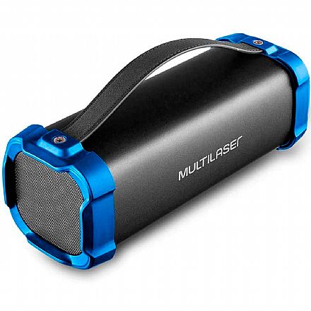 Caixa de Som Portátil Multilaser Bazooka SP350 - 50W - Bluetooth, USB, Conector P2, Cartão SD e FM