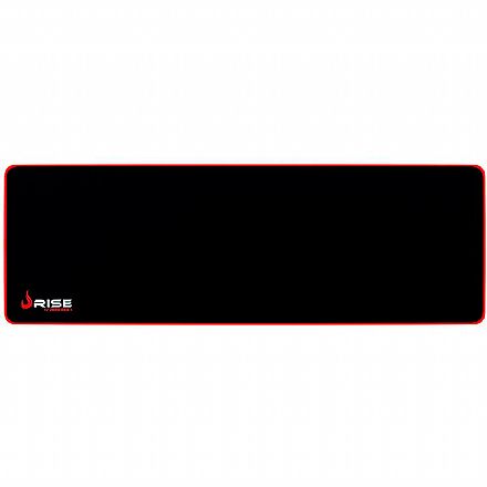 Mousepad Gamer Rise Mode Zero - Extra Grande: 900 x 300mm - Vermelho - RG-MP-06-ZR
