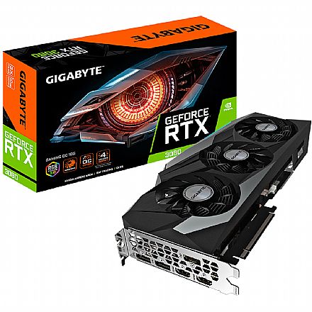 GeForce RTX 3080 10GB GDDR6 X 320bits - Gigabyte Gaming OC - GVN3080GAMING - Selo LHR