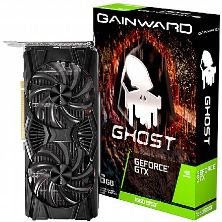 GeForce GTX 1660 Super 6GB GDDR6 192bits - Ghost Series - Gainward NE6166S018J9-1160X-1