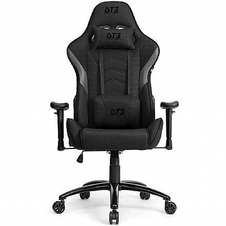 Cadeira Gamer DT3 Sports Elise Fabric Black - Encosto Reclinável - Construção em Aço - Preta - 12191-4