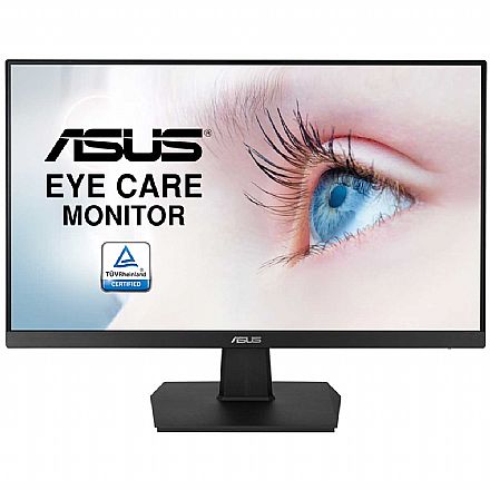 Monitor 23.8" Asus VA24EHE Eye Care - Full HD - IPS - VESA - Adaptive-Sync/FreeSync - HDMI/DVI-D/VGA