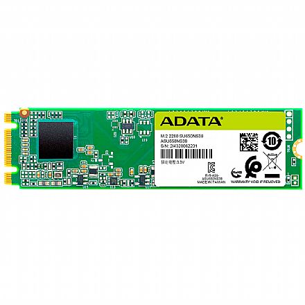 SSD M.2 240GB Adata Ultimate SU650 - SATA - Leitura 550MB/s - Gravação 500MB/s - ASU650NS38-240GT-C