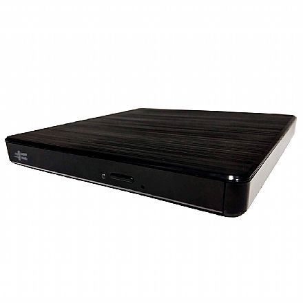 Gravador DVD Externo Bluecase Slim BGDE-01SBX - Portátil - USB 2.0