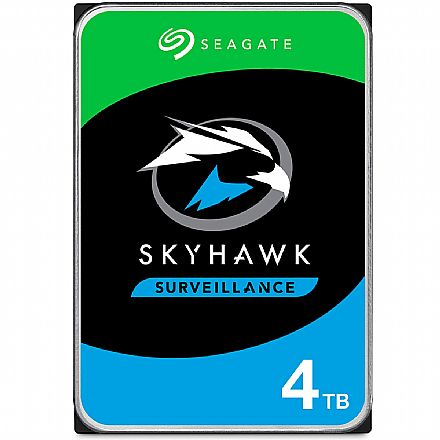 HD 4TB SATA - 256MB Cache - Seagate SkyHawk Surveillance - ST4000VX016 - Ideal para Vigilância