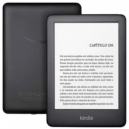 Kindle 10ª Geração - 8GB - Wi-Fi - Luz de Leitura Integrada - Tela Antirreflexo - Preto - AO0772