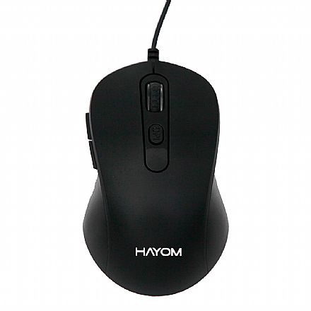 Mouse Hayom Office MU2902 - 2400dpi - 6 Botões - 291002