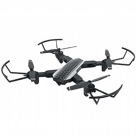 Drone Multilaser New Shark ES328 - Câmera 1080p Full HD - Alcance 80 metros - Autonomia 20 minutos