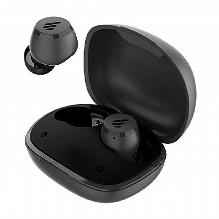 Fone de Ouvido Bluetooth Earbud Edifier TWS W180T - Bluetooth 5.1 - com Case Carregador - Preto - W180TBK