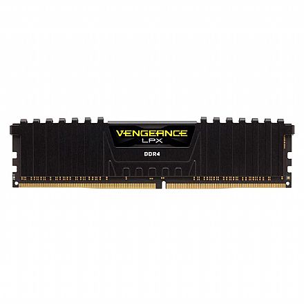 Memória 16GB DDR4 2400MHz Corsair Vengeance LPX - C16 - CMK16GX4M1A2400C16