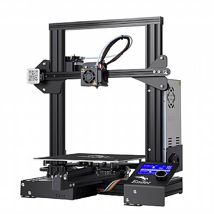 Impressora 3D Creality Ender-3 - FDM - Velocidade de Impressão 100mm/s - Montagem DIY