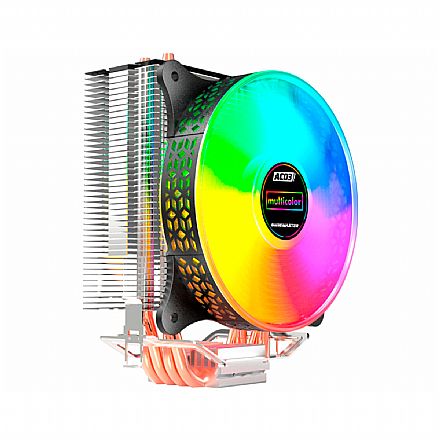 Cooler K-Mex AC03 (AMD / Intel) - LED Multicolor - Com PWM - AC03004300TXBOX