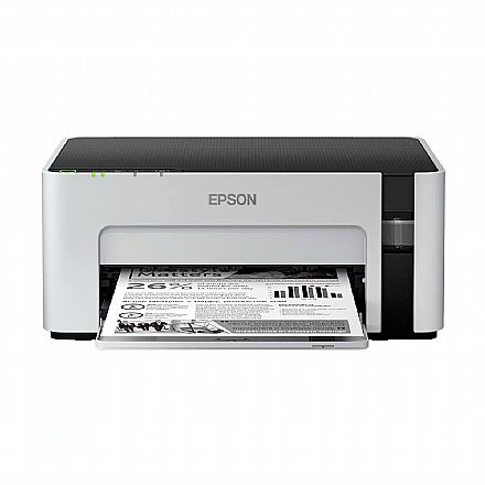 Impressora Epson EcoTank Mono M1120 - Tanque de Tinta - USB, Wi-Fi - até 6.000 páginas por refil - C11CG96302