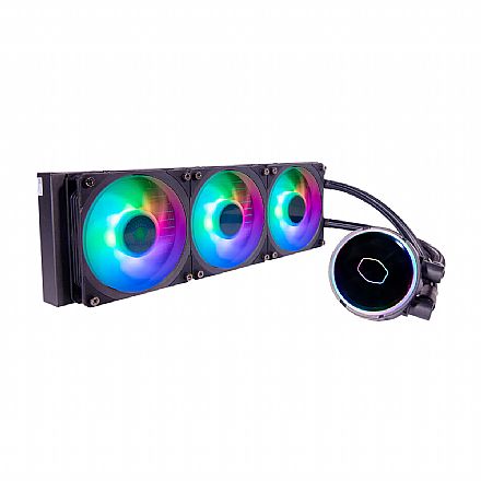 Water Cooler MasterLiquid PL360 - (AMD / Intel) - com LED RGB - Cooler Master MLY-D36M-A23PZ-R1