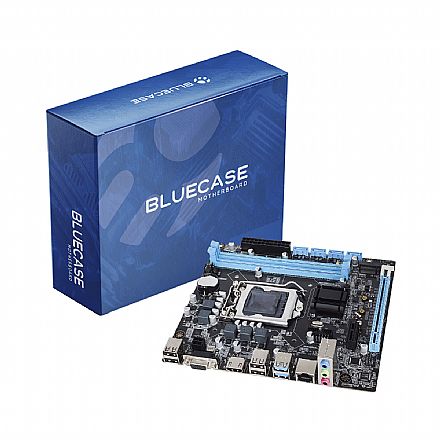 Placa Mãe Bluecase BMBH110-G3HGU-D4 - (LGA 1151 DDR4) - Chipset Intel H110 - Slot M.2 - Micro ATX
