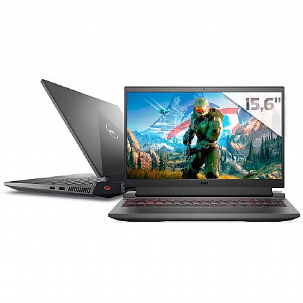 Notebook Dell Gamer G15-A0506-M10P - Ryzen 5 6600H, 8GB DDR5, SSD 256GB, GeForce RTX 3050, Tela 15.6" Full HD 120Hz, Windows 11