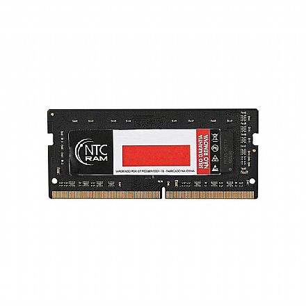 Memória SODIMM 8GB DDR4 2666MHz NTC - para Notebook - CL19 - NTCKF2666ND4-8GB
