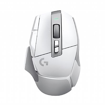 Mouse Gamer Sem Fio Logitech G502 X LightSpeed - 1ms - G HUB - 25600dpi - 13 Botões Programáveis - Branco - 910-006188