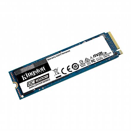 SSD M.2 960GB Kingston DC1000B - NVMe - para Servidor Alta Performance - 1095 TBW - SEDC1000BM8/960G