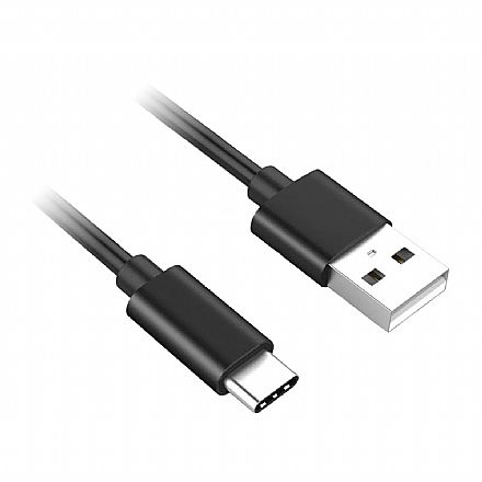 Cabo USB-C para USB - 1 metro - Preto