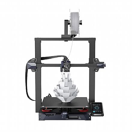 Impressora 3D Creality Ender-3 S1 Plus - FDM - Impressão 160mm/s - Extrusão 260°C - USB e Entrada SD - Display Touch