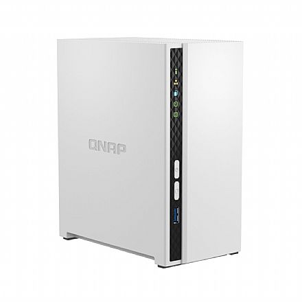 Storage NAS Qnap TS-233 - Nuvem Pessoal Privada - Gigabit - USB 3.2 - Suporta 2 HDs