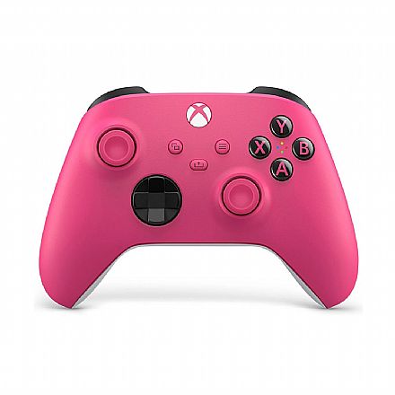 Controle Microsoft Xbox Series - Sem Fio com Bluetooth - Deep Pink - QAU-00082