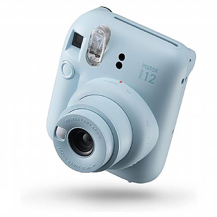 Câmera Instantânea Fujifilm Instax Mini 12 - Imagens luminosas com Exposição Automática - Lente 60mm - Azul - MINI12 PB CH WW